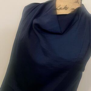 Banana Republic Dark Navy Draped Tank NWT